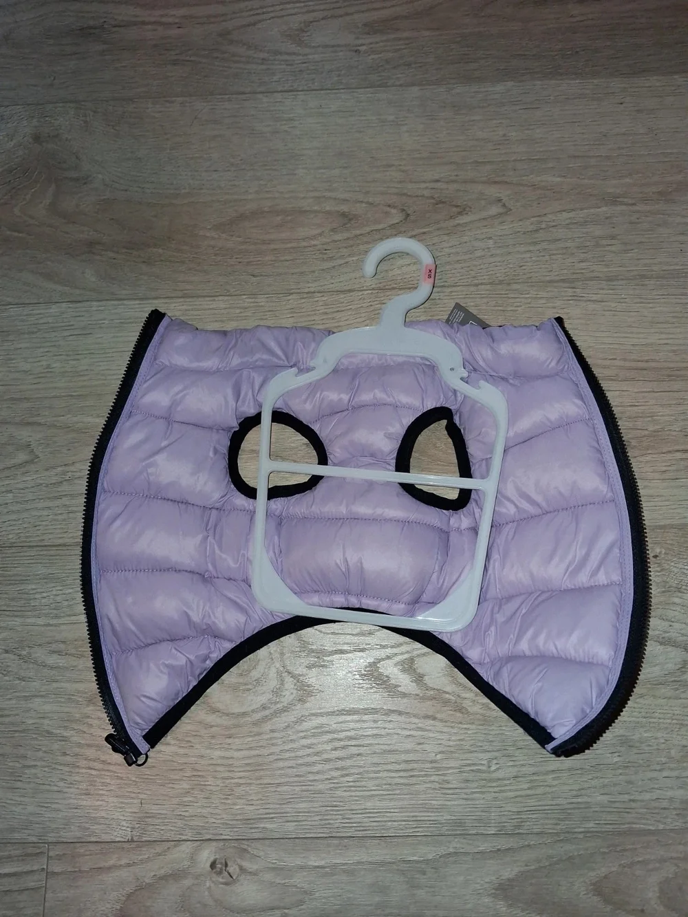 XS Dogs Reversible Puffer Vest Jacket in Magenta And Lilac- Lightweight Warmth